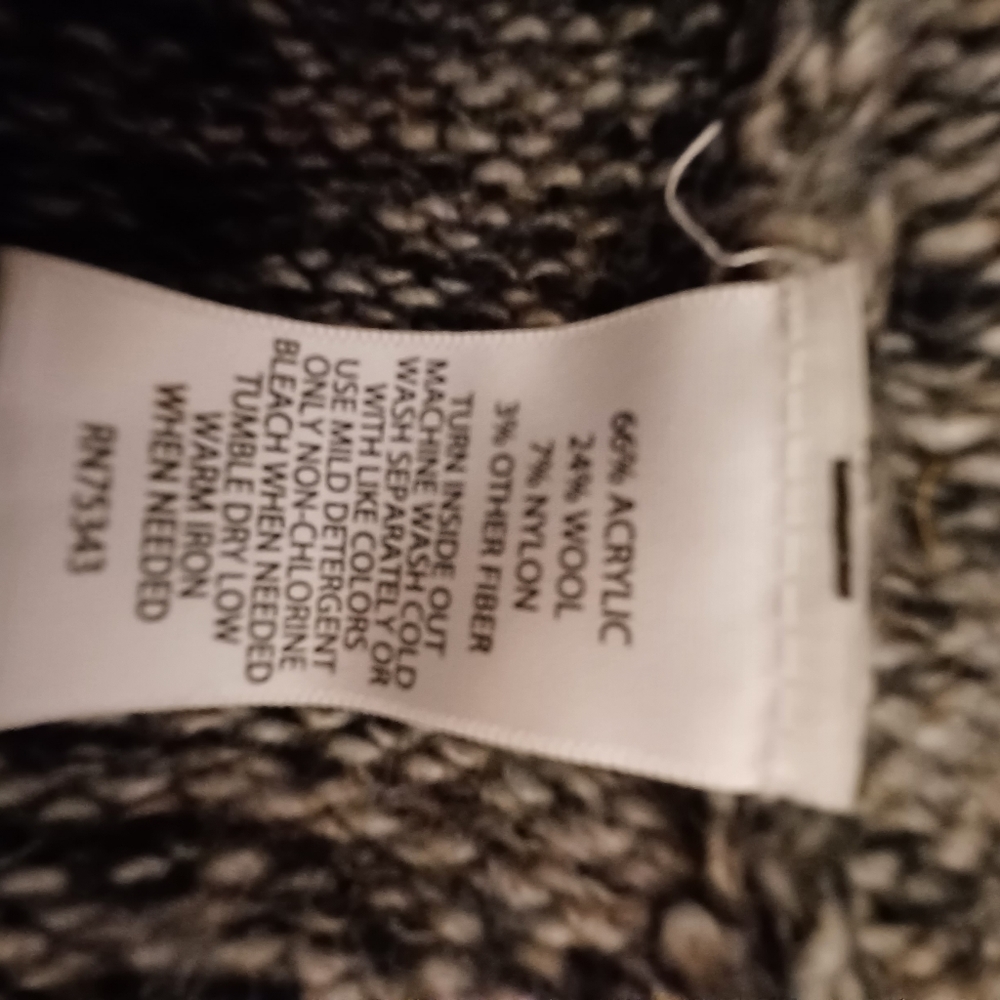 Ruby Moon Size Medium Wool Blend Open Front Cardi… - image 5